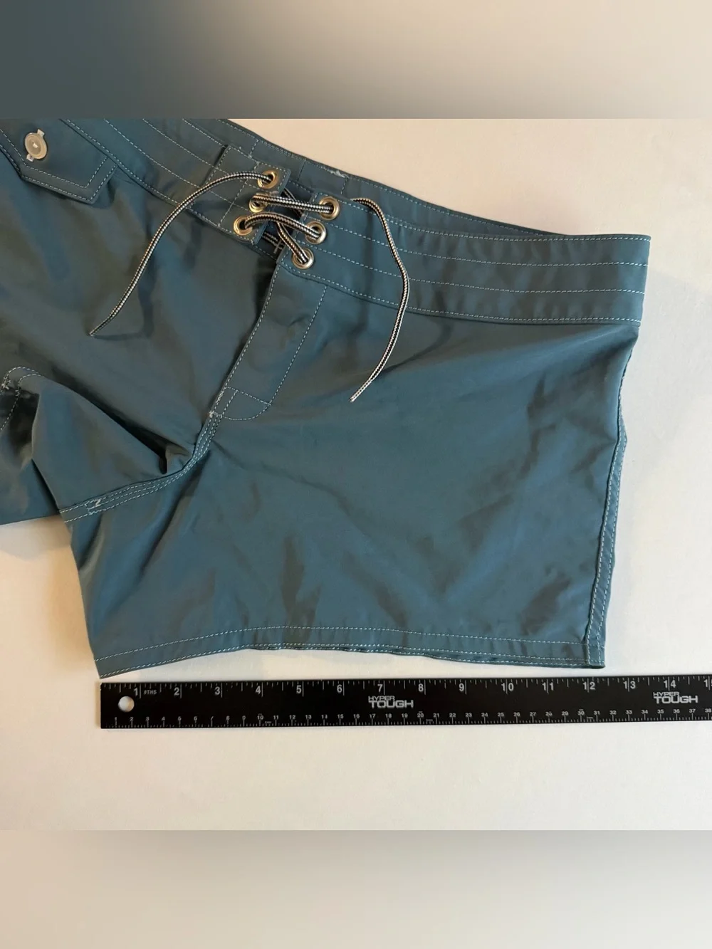 Birdwell Beach Britches 4” Trunks Women 10 USA MADE Cali Surf Beach Swim Shorts